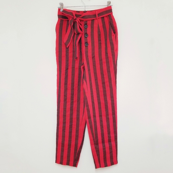 LAcadamie revolve the Jerome pant red black stripe - Picture 3 of 8